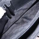 MONTBLANC Hand Bag Canvas Black Auth 151747-10