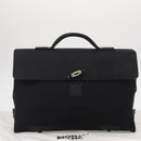 MONTBLANC Hand Bag Canvas Black Auth 151747-12