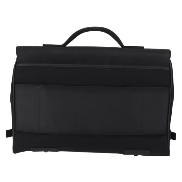 MONTBLANC Hand Bag Canvas Black Auth 151747