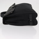 MONTBLANC Hand Bag Canvas Black Auth 151747-4