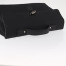 MONTBLANC Hand Bag Canvas Black Auth 151747-6
