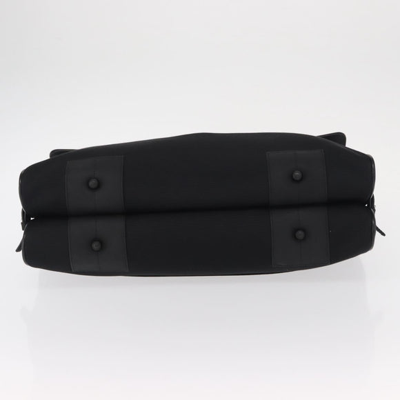 MONTBLANC Hand Bag Canvas Black Auth 151747