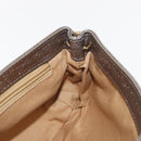 Salvatore Ferragamo Shoulder Bag Leather Silver Auth 151748-19