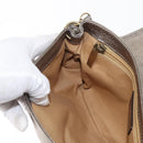 Salvatore Ferragamo Shoulder Bag Leather Silver Auth 151748-20