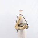 Salvatore Ferragamo Shoulder Bag Leather Silver Auth 151748-23