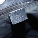 GUCCI GG Canvas Tote Bag Black Silver 31243 Auth 151751-10