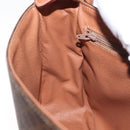 CELINE Macadam Canvas Shoulder Bag PVC Leather Brown Gold Auth 151753-19
