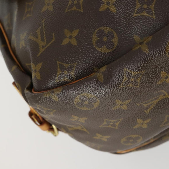 LOUIS VUITTON Monogram Saumur 35 Shoulder Bag M42254 LV Auth 151754