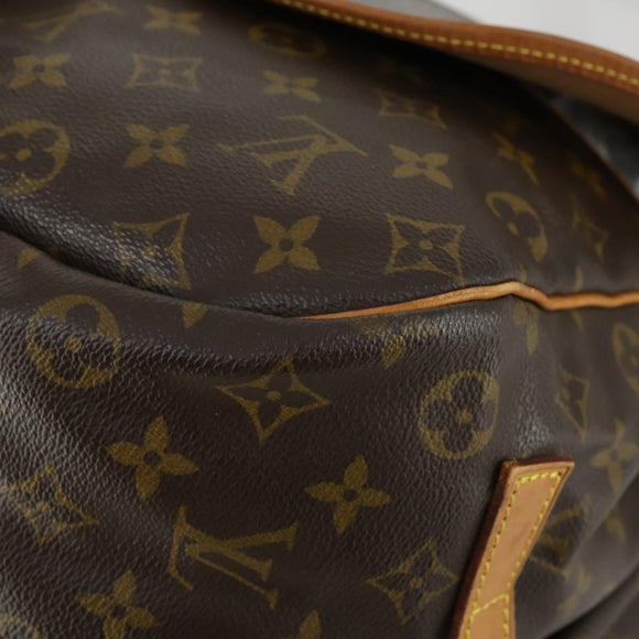 LOUIS VUITTON Monogram Saumur 35 Shoulder Bag M42254 LV Auth 151754