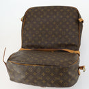 LOUIS VUITTON Monogram Saumur 35 Shoulder Bag M42254 LV Auth 151754-18
