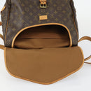 LOUIS VUITTON Monogram Saumur 35 Shoulder Bag M42254 LV Auth 151754-21
