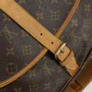 LOUIS VUITTON Monogram Saumur 35 Shoulder Bag M42254 LV Auth 151754-24
