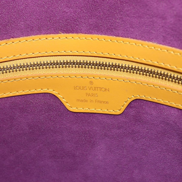LOUIS VUITTON Epi Lussac Shoulder Bag Yellow M52289 LV Auth 151755