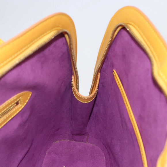 LOUIS VUITTON Epi Lussac Shoulder Bag Yellow M52289 LV Auth 151755