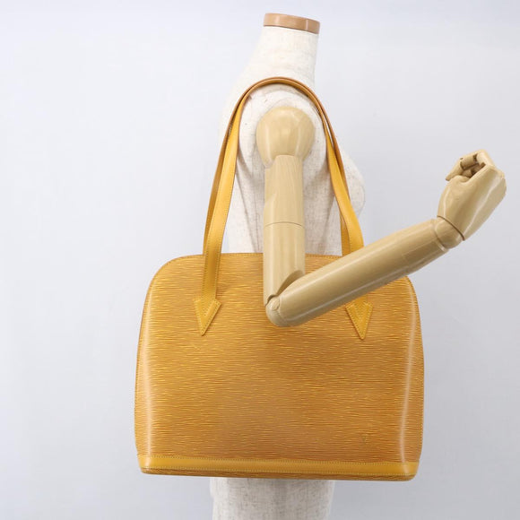 LOUIS VUITTON Epi Lussac Shoulder Bag Yellow M52289 LV Auth 151755