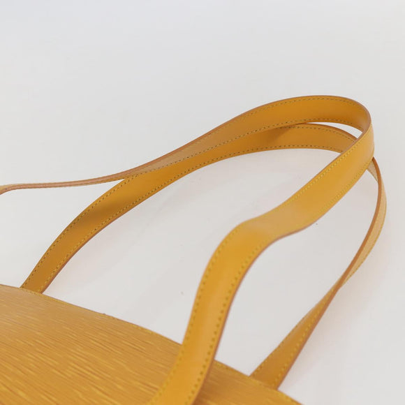 LOUIS VUITTON Epi Lussac Shoulder Bag Yellow M52289 LV Auth 151755
