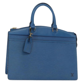 LOUIS VUITTON Epi Riviera Hand Bag Blue M48185 LV Auth 151756
