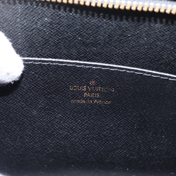 LOUIS VUITTON Epi Pochette Homme Clutch Bag Black M52522 LV Auth 151762