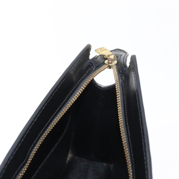 LOUIS VUITTON Epi Pochette Homme Clutch Bag Black M52522 LV Auth 151762