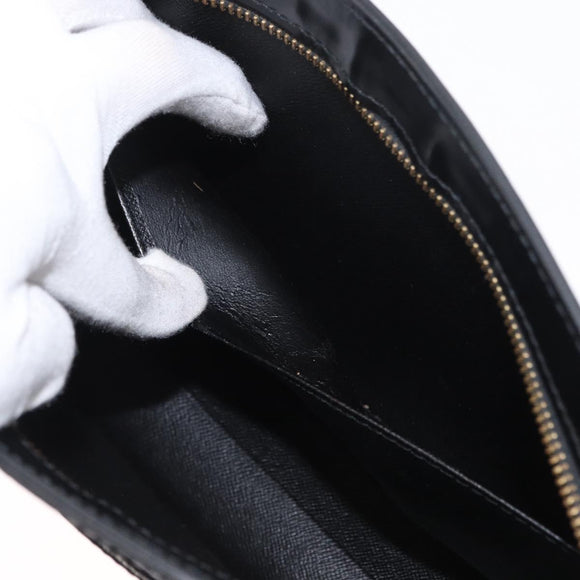 LOUIS VUITTON Epi Pochette Homme Clutch Bag Black M52522 LV Auth 151762