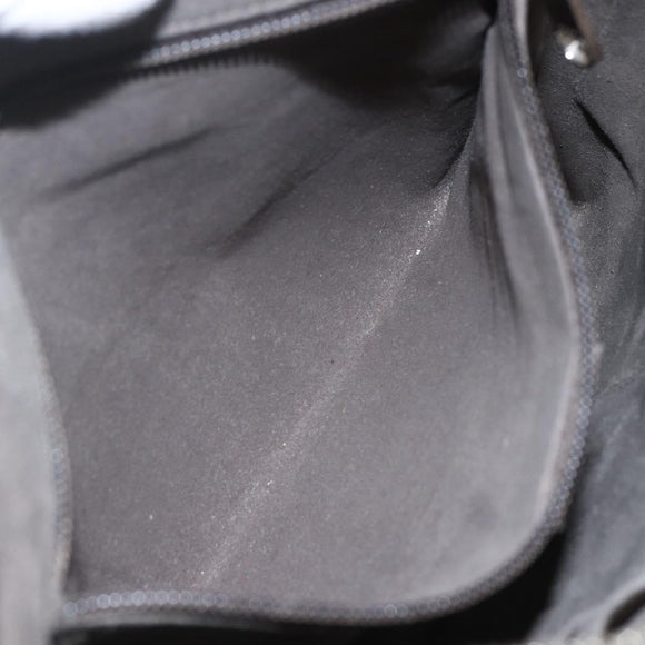 GUCCI GG Supreme Shoulder Bag PVC Leather Beige Silver 406410 Auth 151765