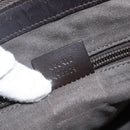 GUCCI GG Supreme Shoulder Bag PVC Leather Beige Silver 406410 Auth 151765-23