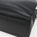 LOEWE Hand Bag Leather 2way Black Silver Auth 151766-18