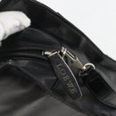 LOEWE Hand Bag Leather 2way Black Silver Auth 151766-10