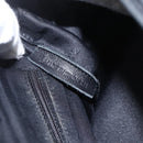 LOEWE Hand Bag Leather 2way Black Silver Auth 151766-12