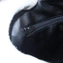 BALLY Shoulder Bag Leather Gray Gold Auth 151768-16