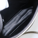 BALLY Shoulder Bag Leather Gray Gold Auth 151768-17