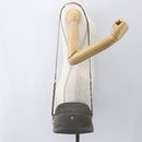 BALLY Shoulder Bag Leather Gray Gold Auth 151768-23