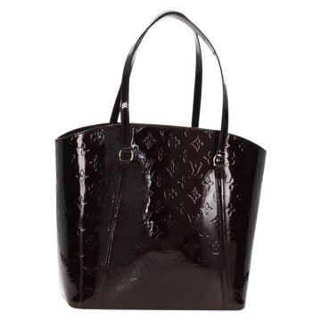 LOUIS VUITTON Vernis Avalon GM Hand Bag Rouge Favist M91566 LV Auth 151769AV