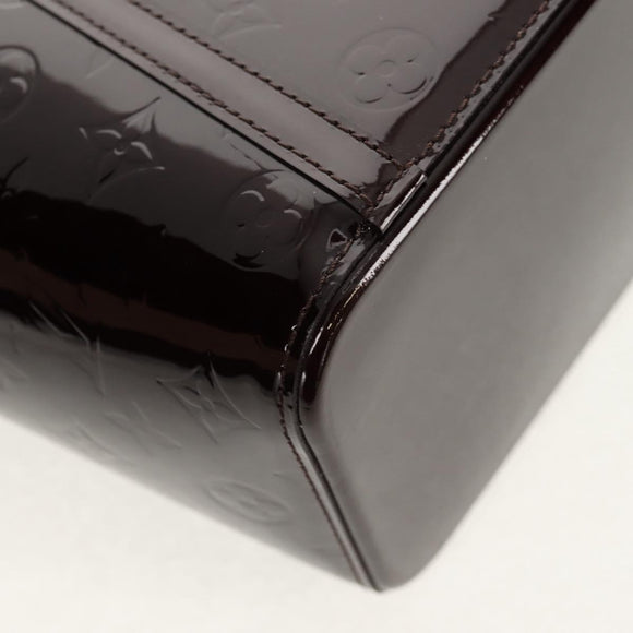 LOUIS VUITTON Vernis Avalon GM Hand Bag Rouge Favist M91566 LV Auth 151769AV