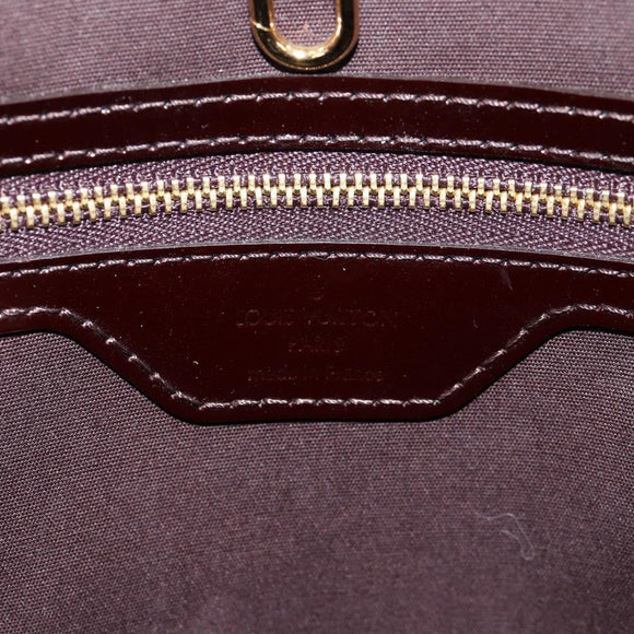 LOUIS VUITTON Vernis Avalon GM Hand Bag Rouge Favist M91566 LV Auth 151769AV