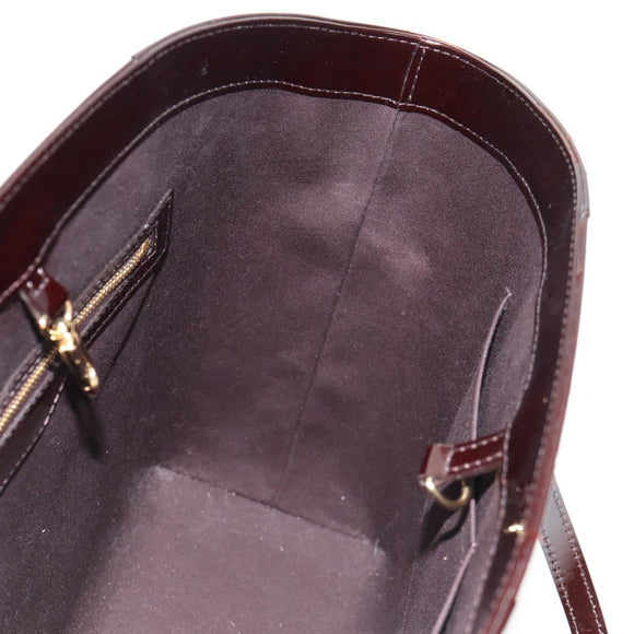 LOUIS VUITTON Vernis Avalon GM Hand Bag Rouge Favist M91566 LV Auth 151769AV