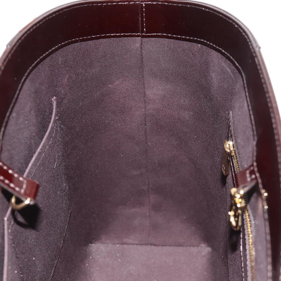 LOUIS VUITTON Vernis Avalon GM Hand Bag Rouge Favist M91566 LV Auth 151769AV