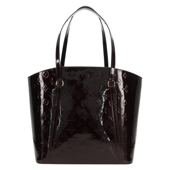 LOUIS VUITTON Vernis Avalon GM Hand Bag Rouge Favist M91566 LV Auth 151769AV