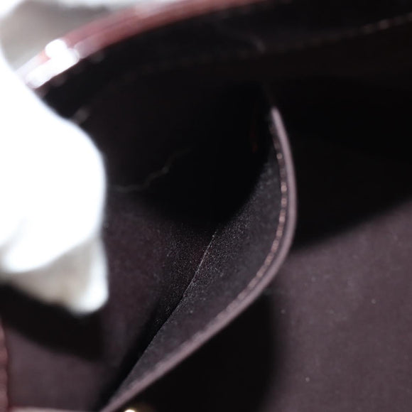 LOUIS VUITTON Vernis Avalon GM Hand Bag Rouge Favist M91566 LV Auth 151769AV