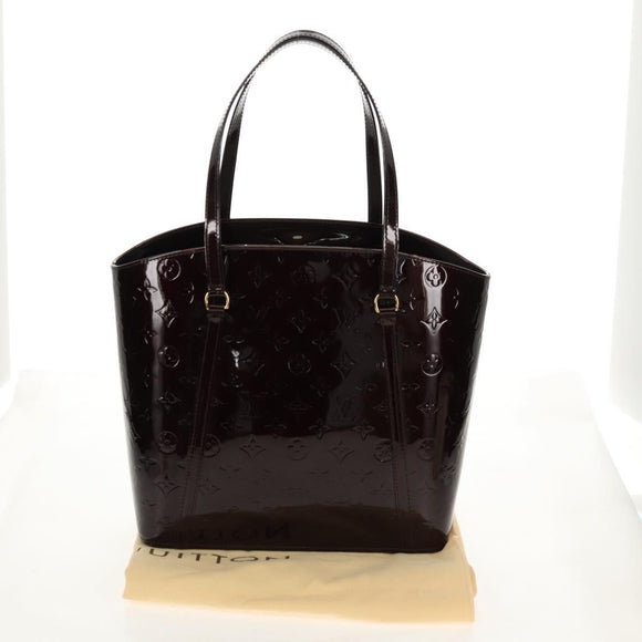LOUIS VUITTON Vernis Avalon GM Hand Bag Rouge Favist M91566 LV Auth 151769AV