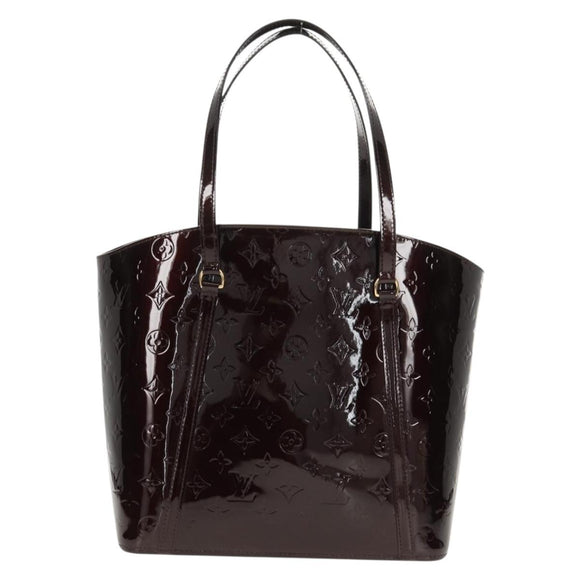 LOUIS VUITTON Vernis Avalon GM Hand Bag Rouge Favist M91566 LV Auth 151769AV