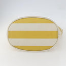 BURBERRY Blue Label Tote Bag Canvas Yellow Auth 151770-9