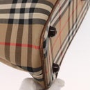 Burberrys Nova Check Hand Bag Canvas 2way Beige Auth 151772-15