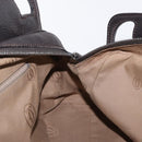 CARTIER Hand Bag Leather Black Auth 151775-19