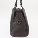 CARTIER Hand Bag Leather Black Auth 151775-5