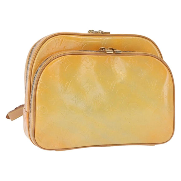 LOUIS VUITTON Monogram Vernis Marley Backpack Gris M91038 LV Auth 151778