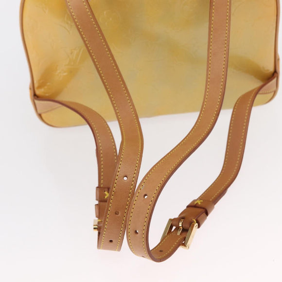 LOUIS VUITTON Monogram Vernis Marley Backpack Gris M91038 LV Auth 151778