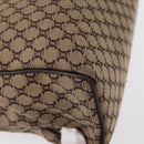 CELINE Macadam Canvas Hand Bag Beige Gold Auth 151779-12