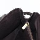 CELINE Macadam Canvas Hand Bag Beige Gold Auth 151779-20