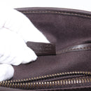 CELINE Macadam Canvas Hand Bag Beige Gold Auth 151779-25